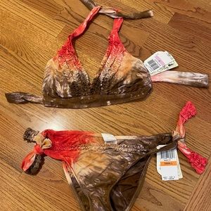 NWT Lucky Brand Tie Dye Bikini